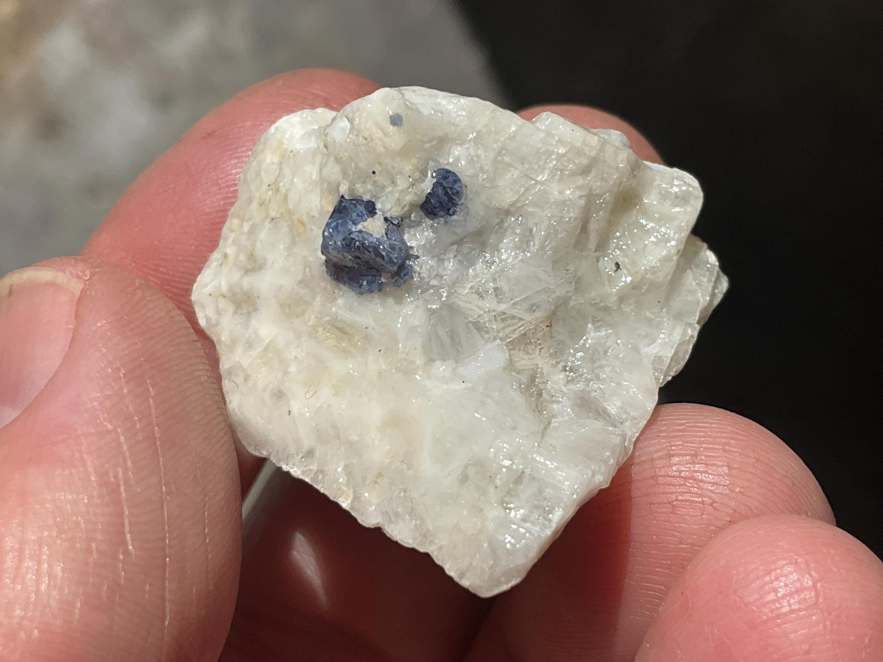 21g Natural Blue Spinel and Mica in Matrix Specimen 7