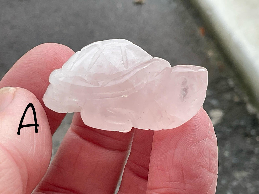 Rose Quartz Small Turtles