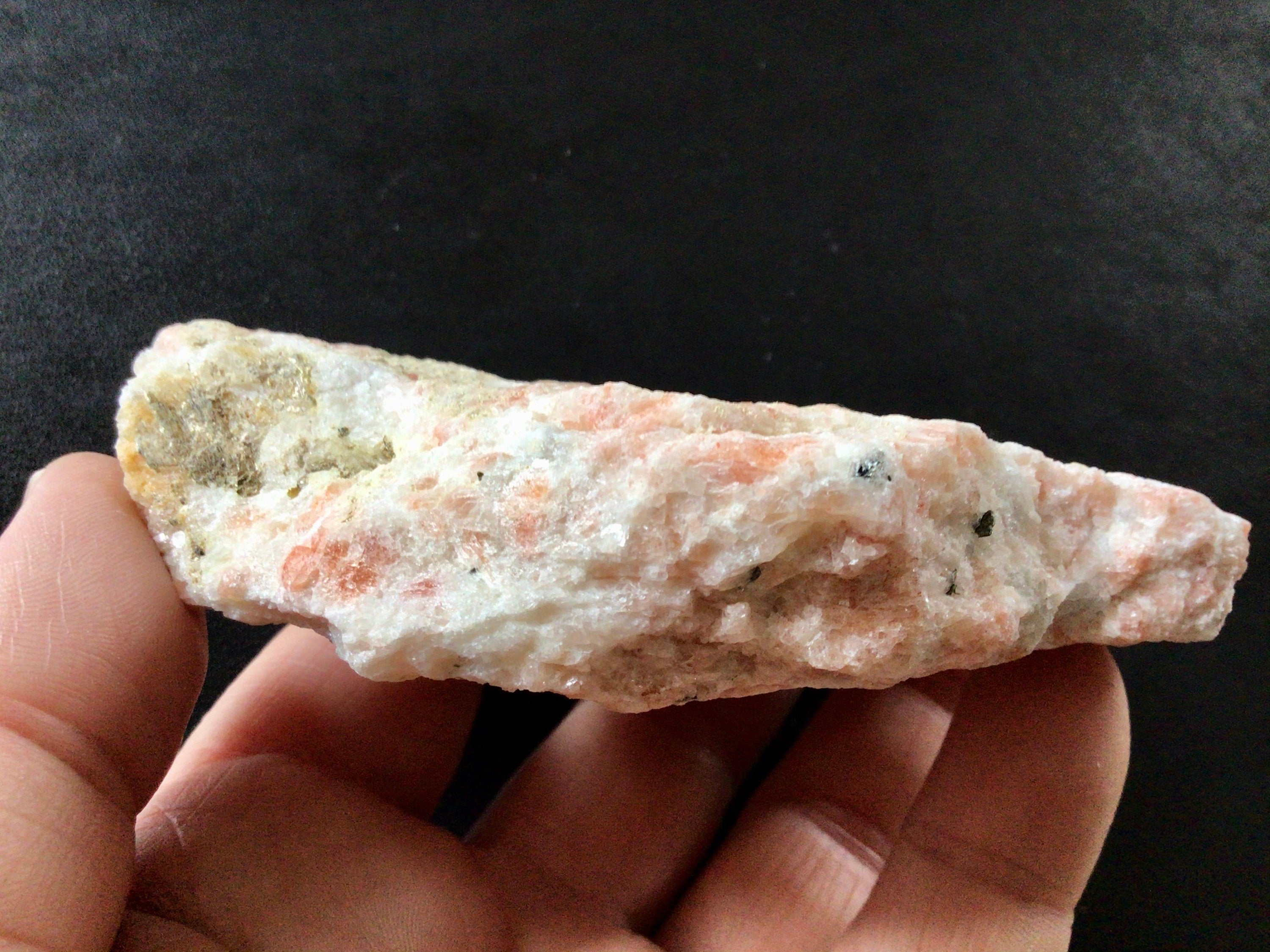 197g Natural Rough Sunstone Chunk 2D