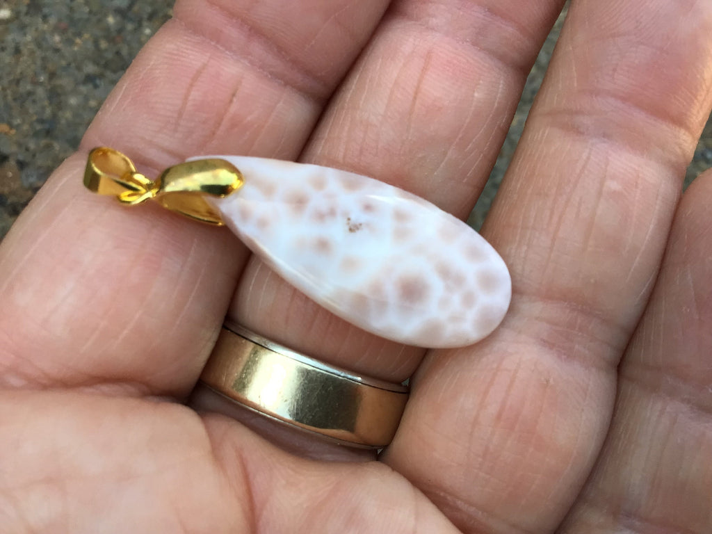 Indonesian Natrolite Pendant 1C