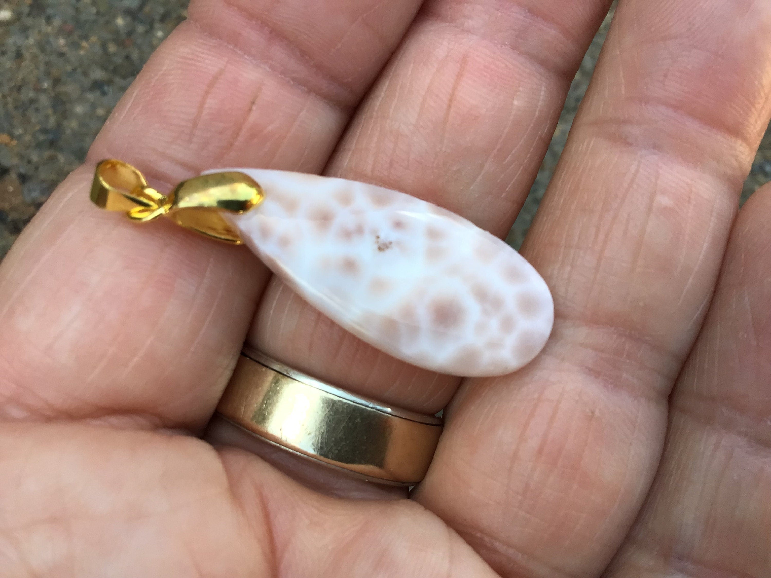 Indonesian Natrolite Pendant 1C