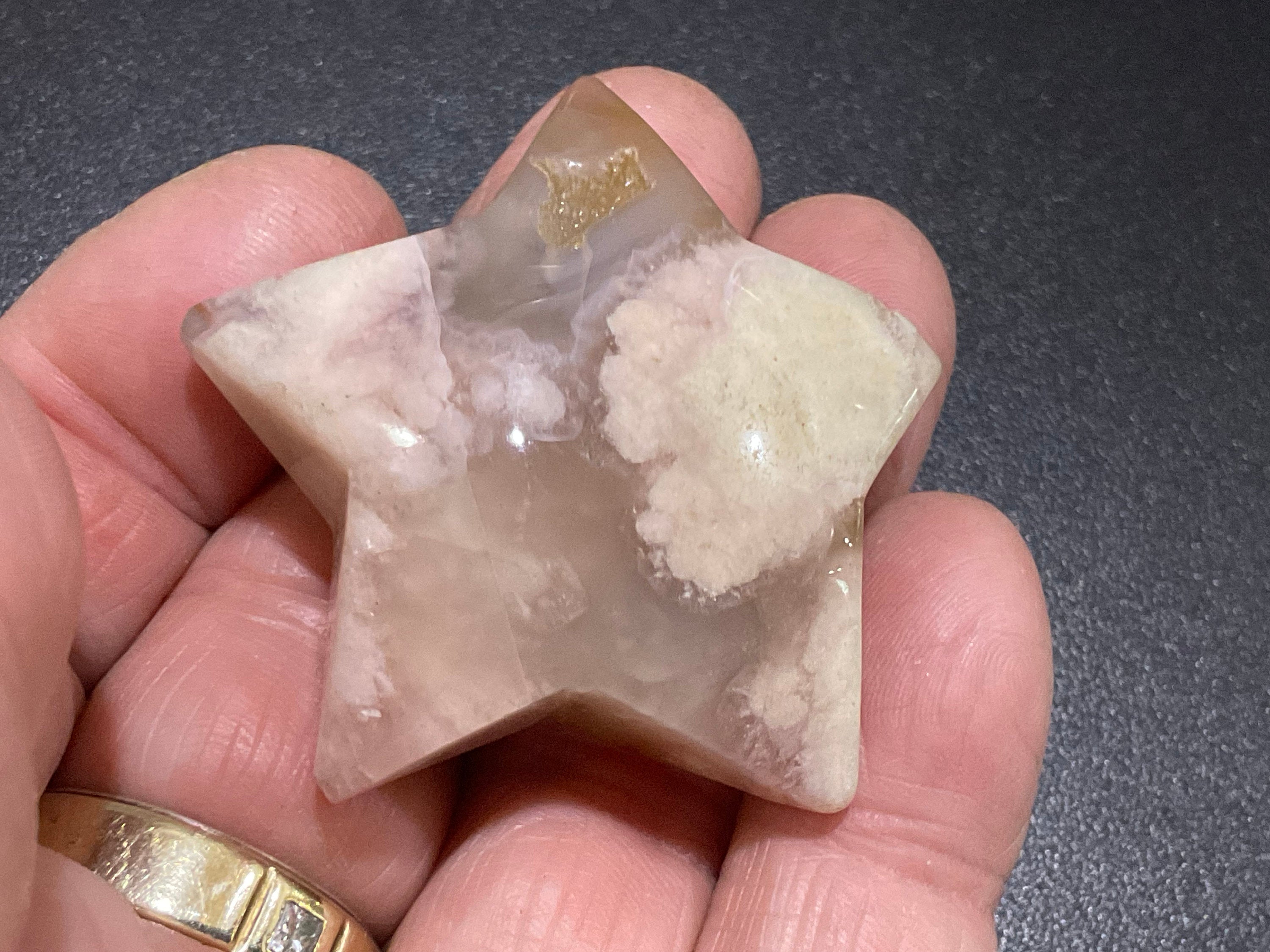 42g Flower Agate Star 7A