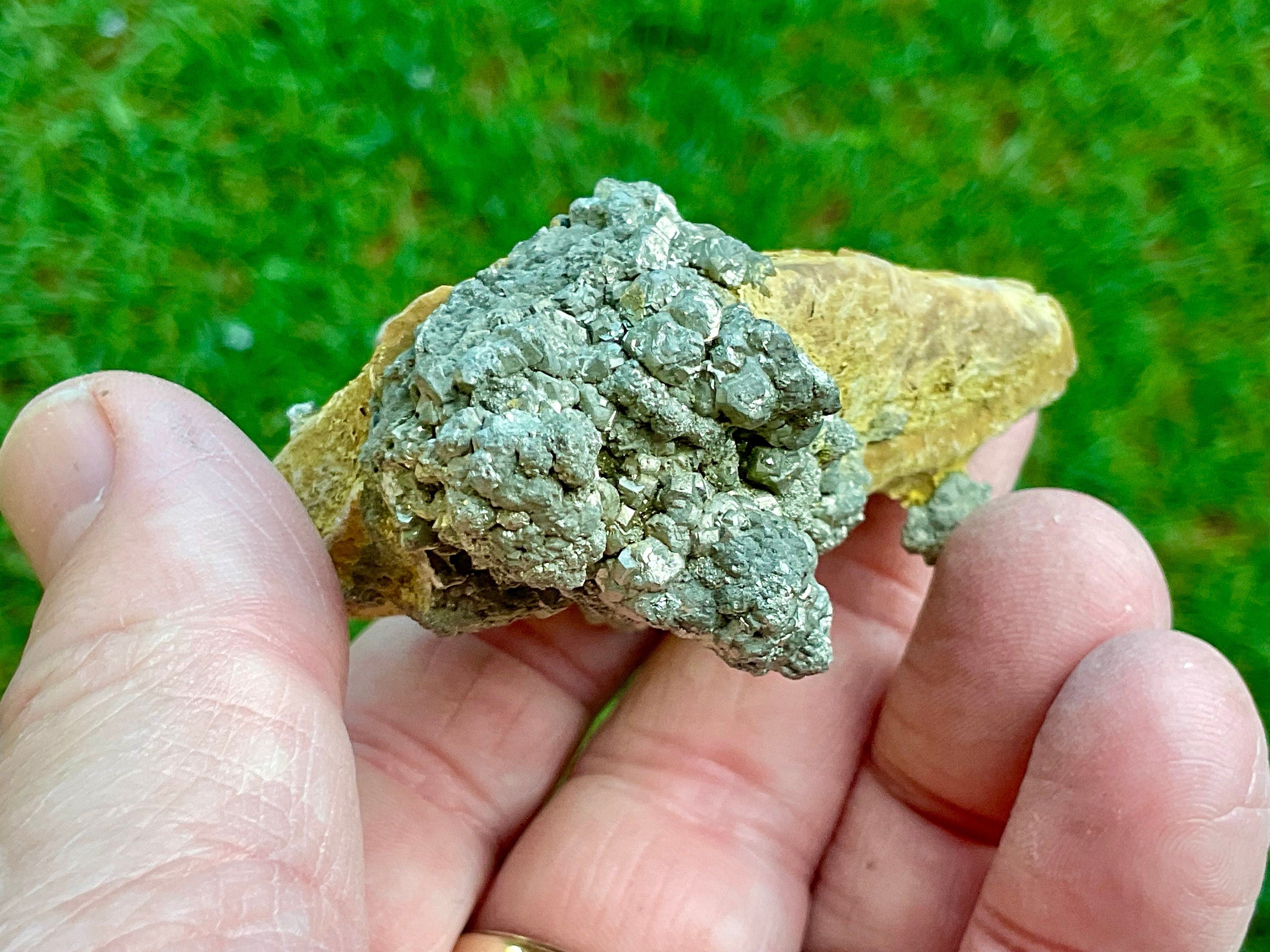 112g Pyrite on Limonite Specimen 4A