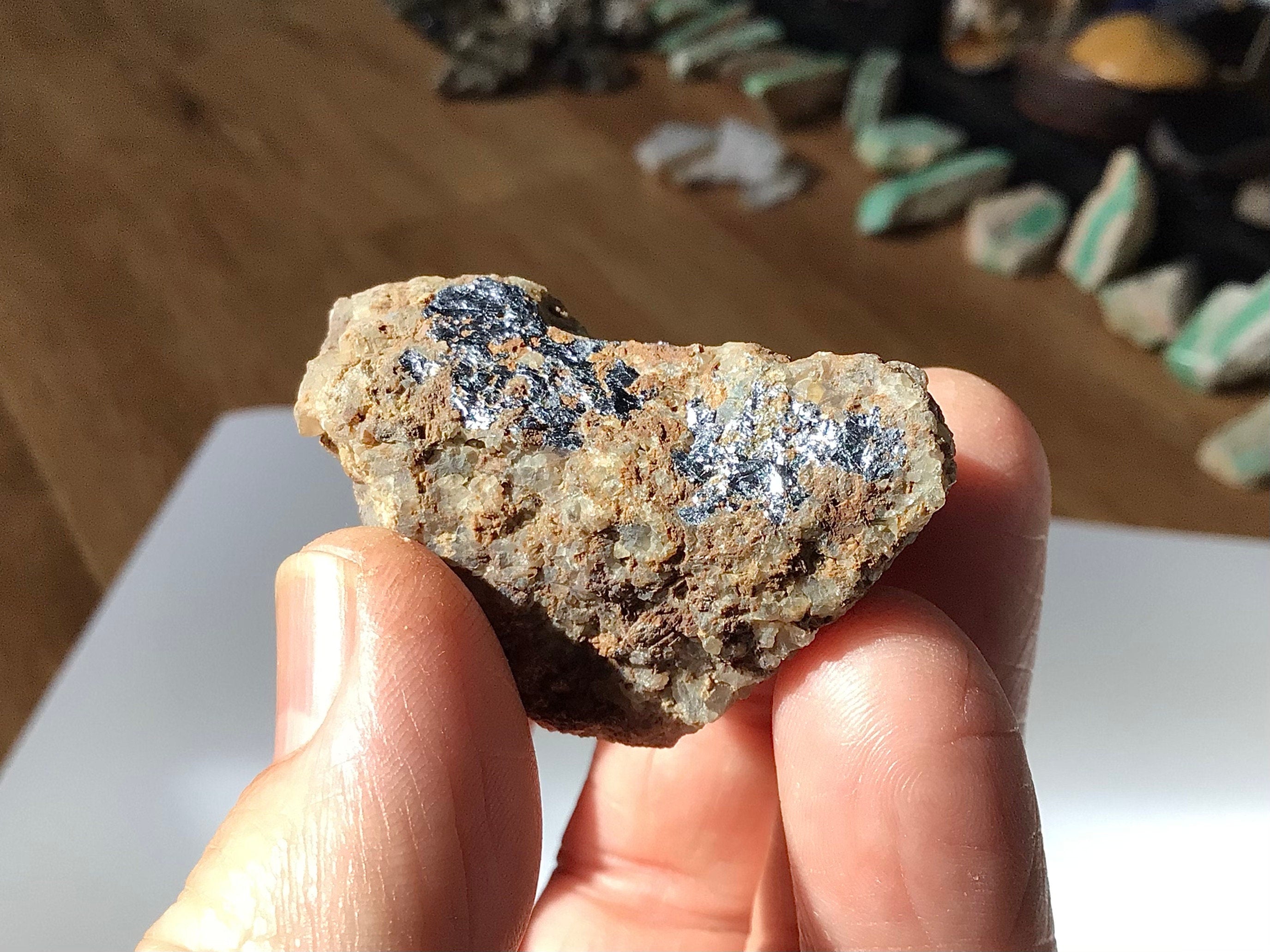 45g Australian Molybdenite Specimen 1A