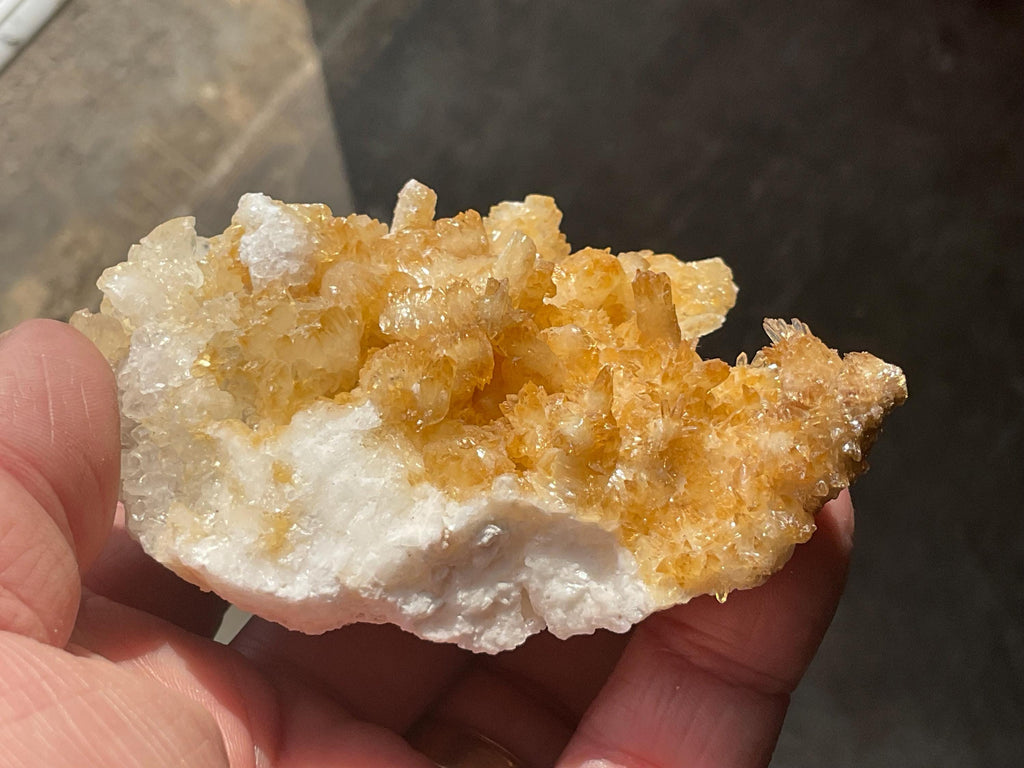 180g Amber Calcite Specimen 4A from Guizhou, China