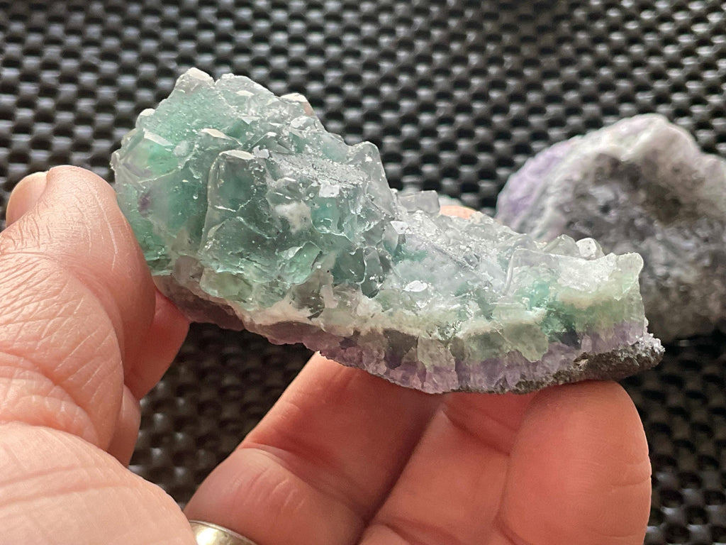 110g Purple/Green Chinese Sugar Fluorite Specimen 7A
