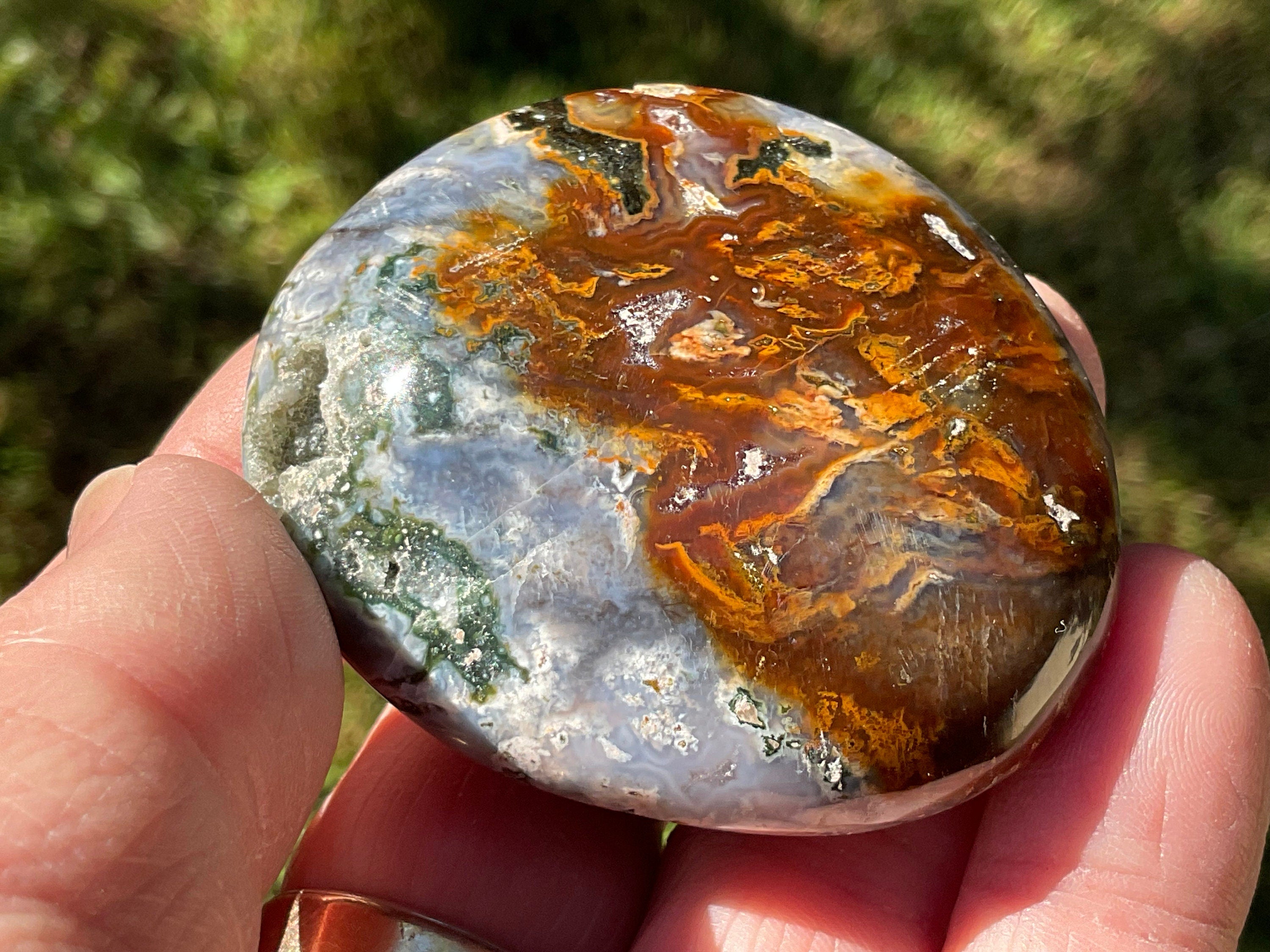 100g Ocean Jasper/Opal Palmstone 7C