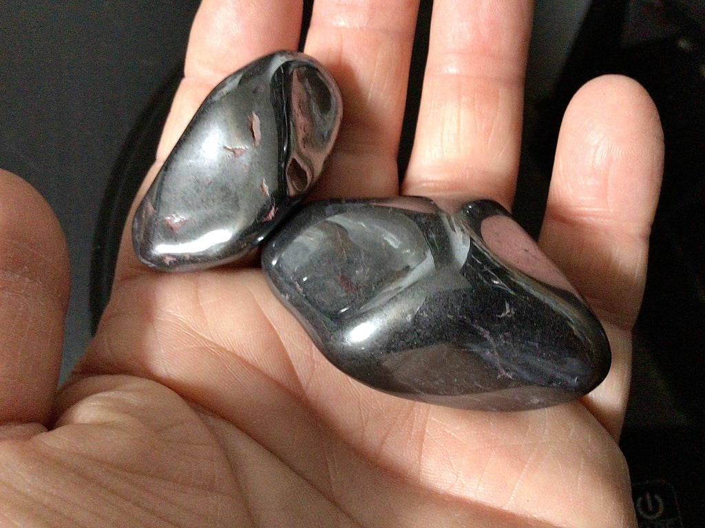 XL Hematite Tumbled Stones (150g)