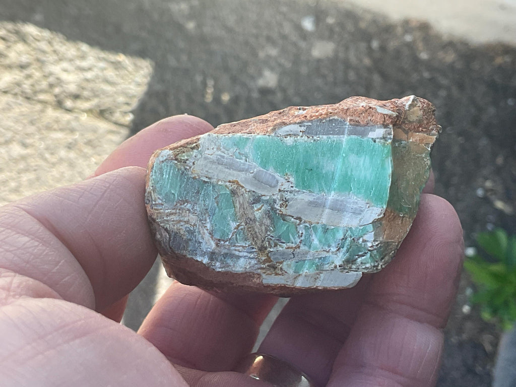 116g Sliced Western Australian Variscite Piece 1C