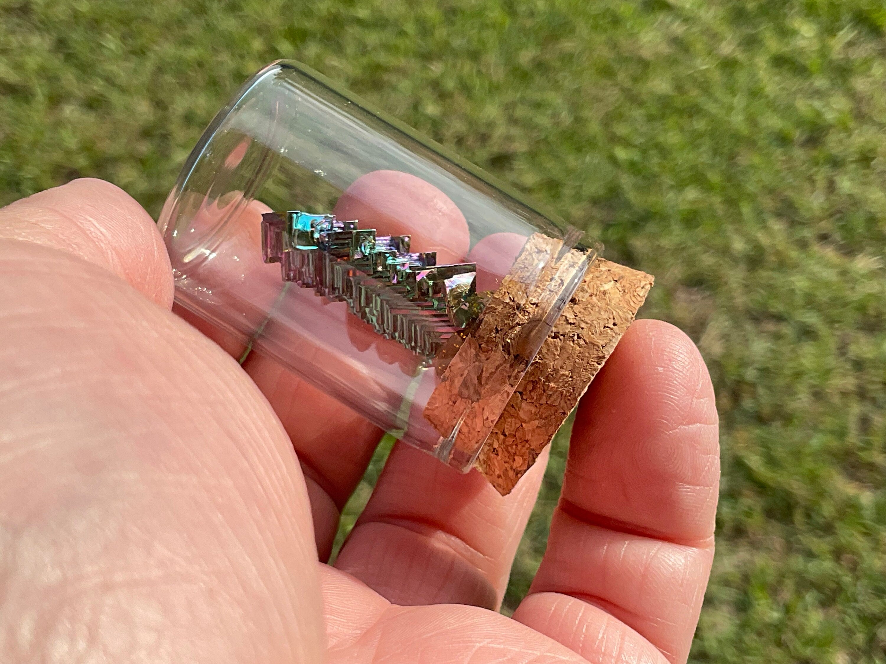 Bismuth Specimen Display Bottle 5A
