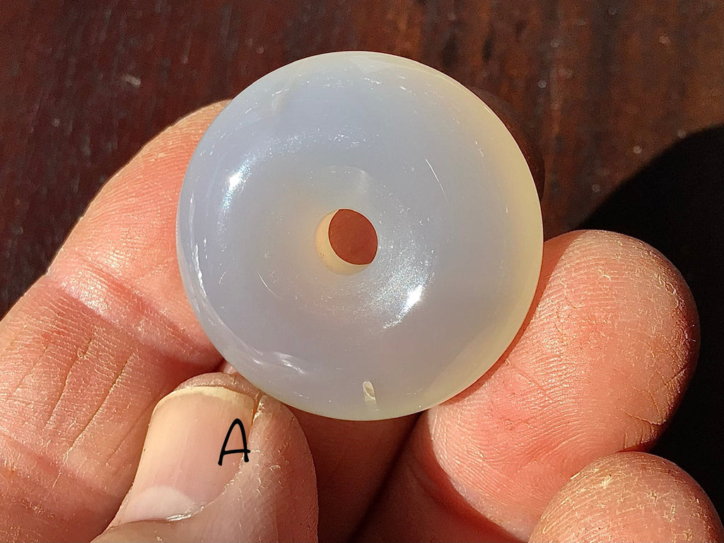 RESERVED FOR CHLOE** Polished Agate Donuts (Pi Stones) Group 2