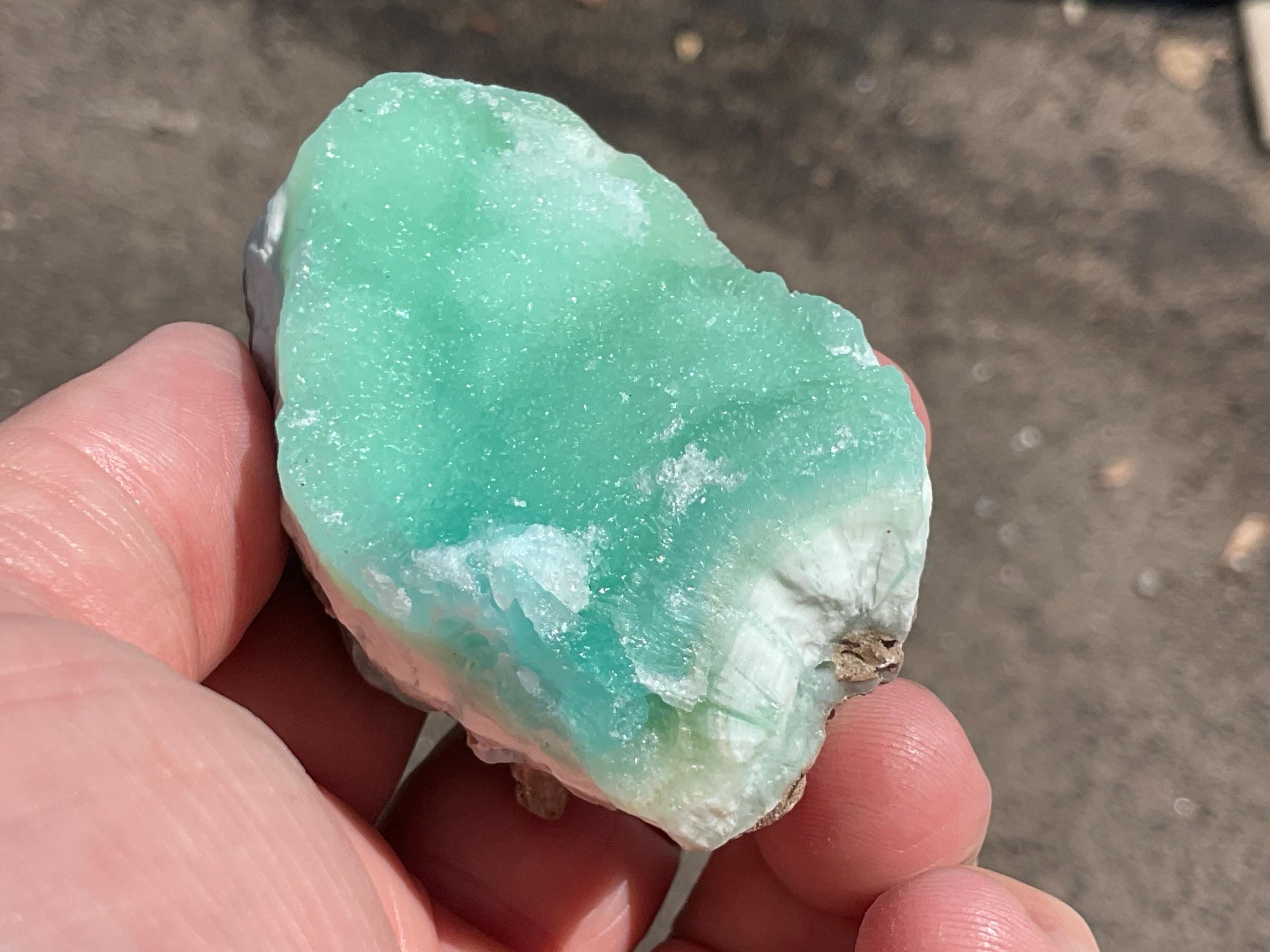 120g Green Aragonite Specimen 3A