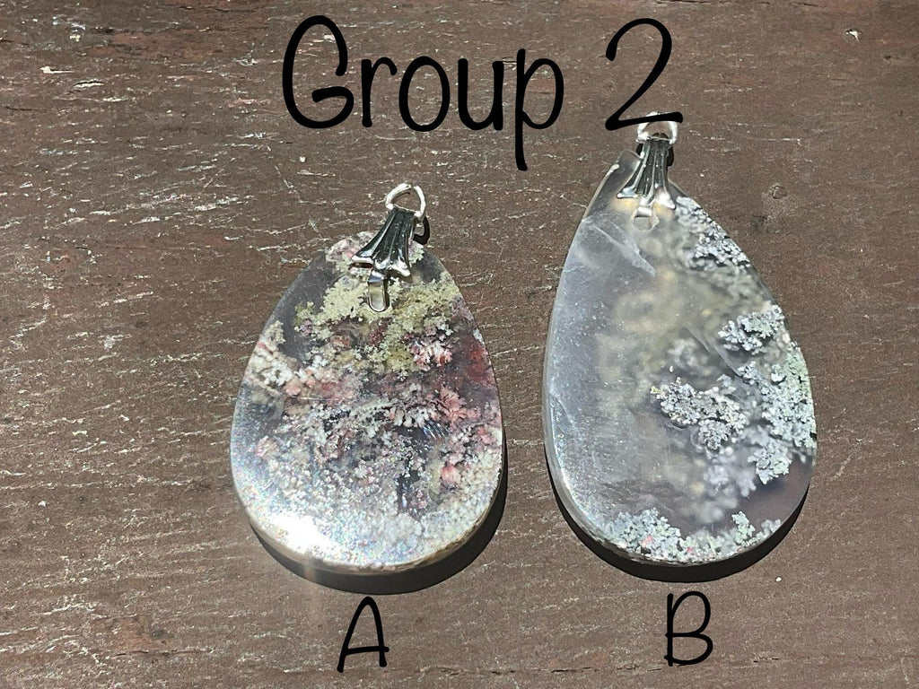 4g Moss Agate Pendant 2A