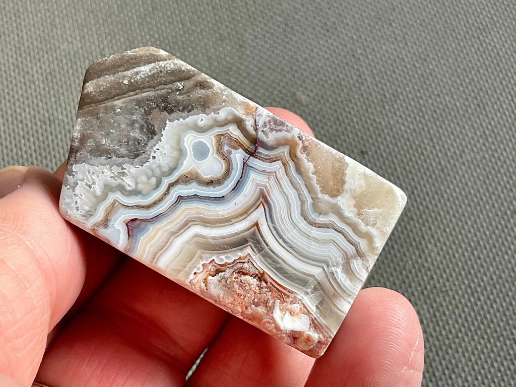 66g Mexican Crazy Lace Agate Freeform 1B