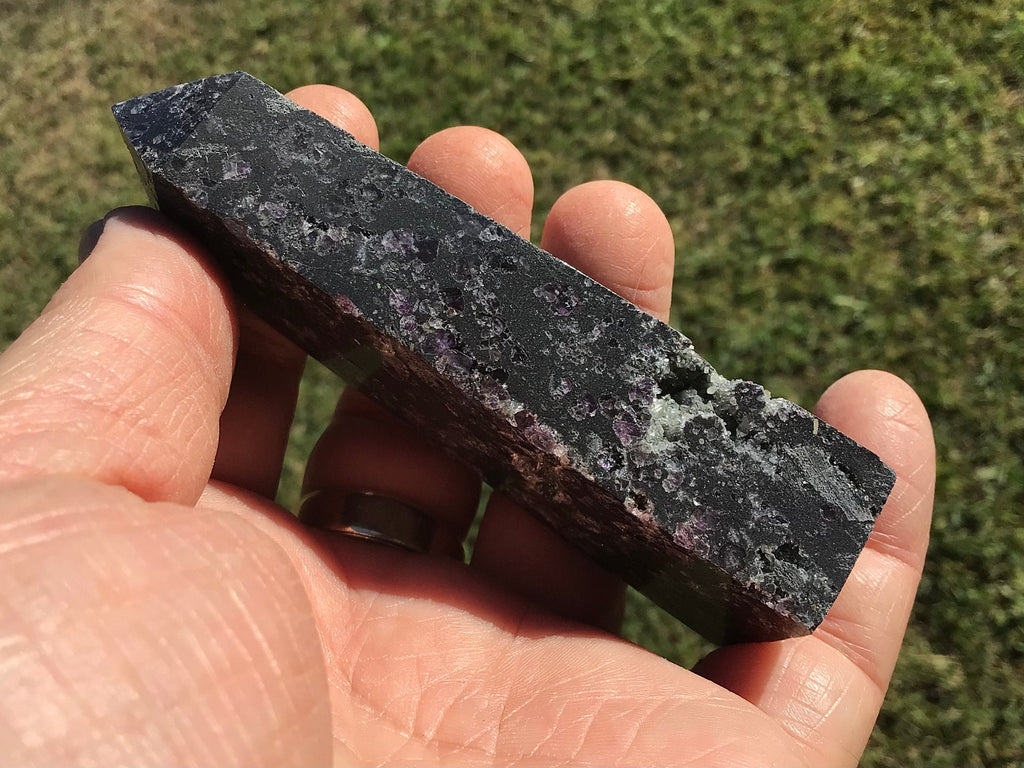 111g Sphalerite Generator with Lavender Fluorite and Clear Quartz 2B