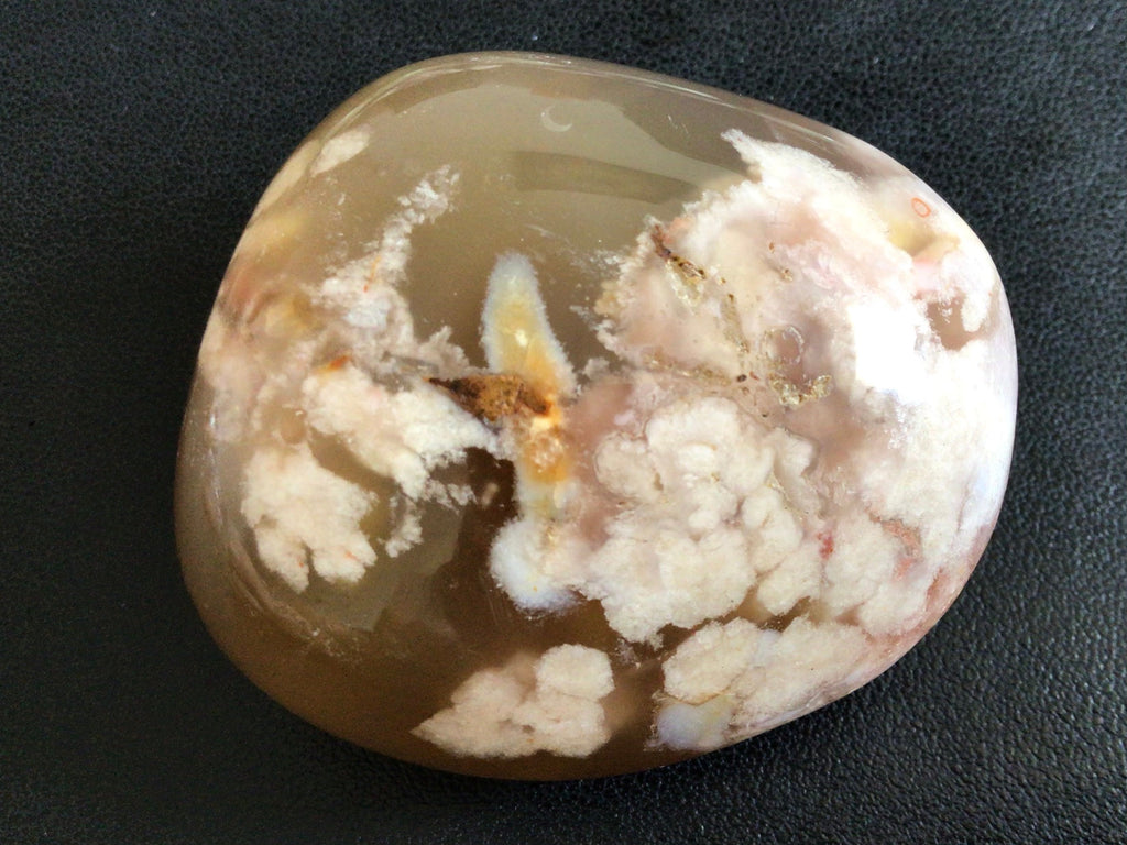 97g Flower Agate Palmstone 2D