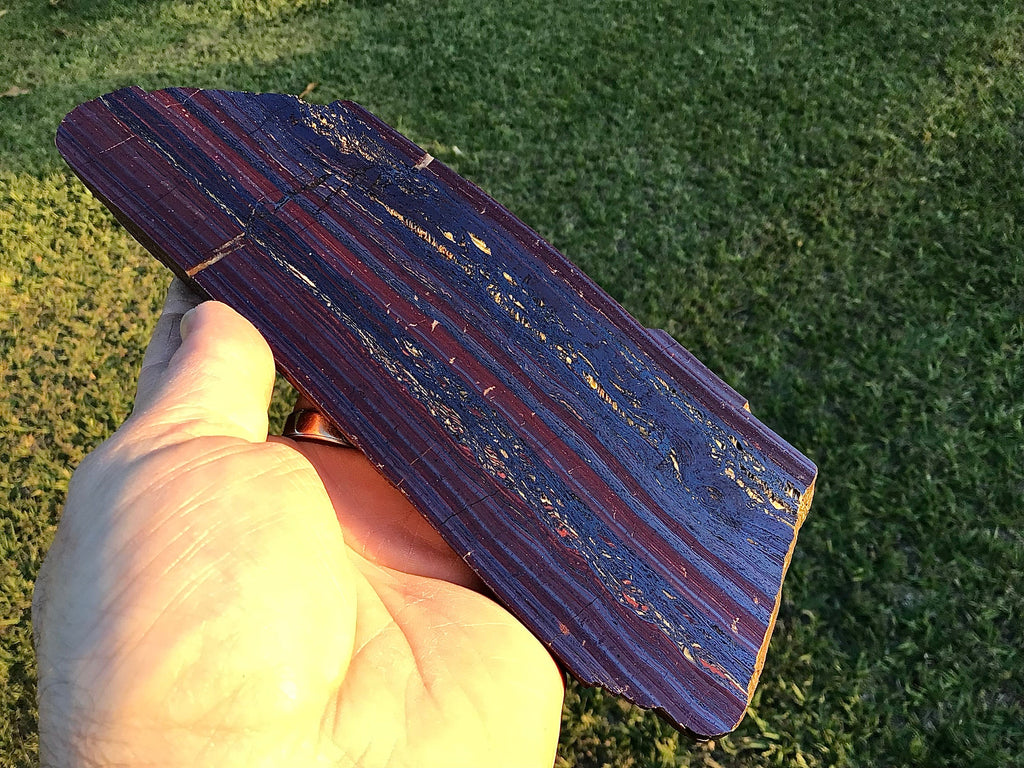 489g Polished Western Australian Tiger Iron Slab 6A