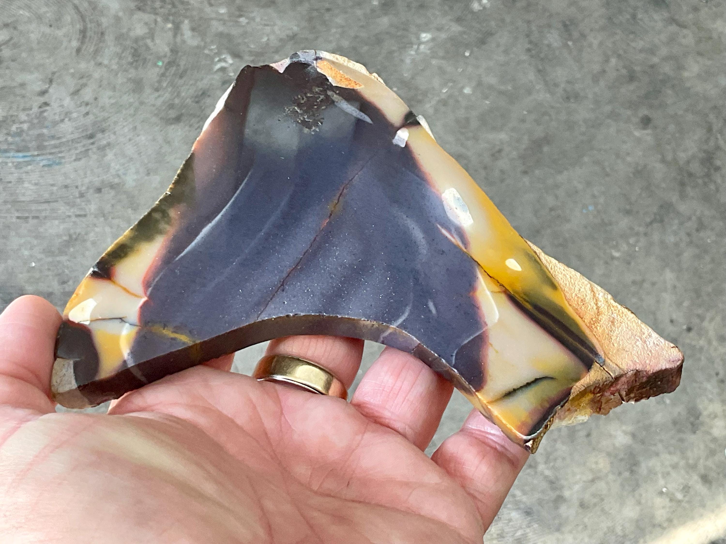 216g Polished Mookaite Slab