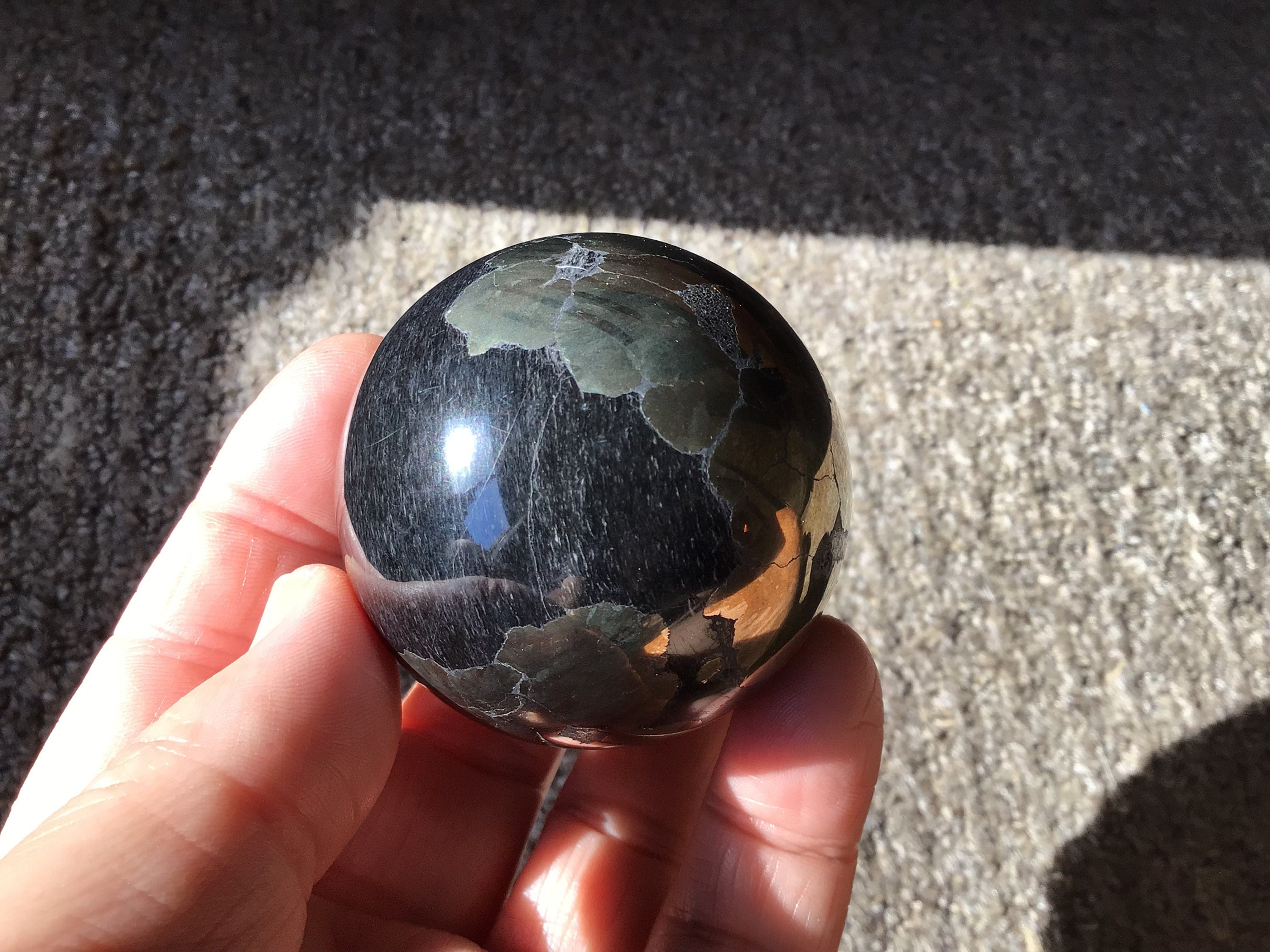 312g Pyrite Sphere C