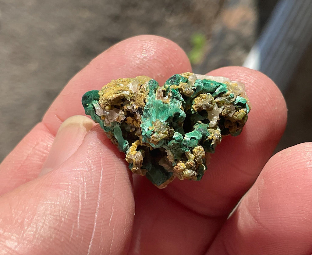 10g Australian Malachite, Cerussite and Pyromorphite Specimen 1C from Rum Jungle