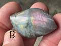 Orange/Purple Labradorite/Specularite Cabochon Group 5