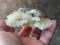212g Yellow Botryoidal Calcite on Sphalerite Specimen 3B from Guizhou, China