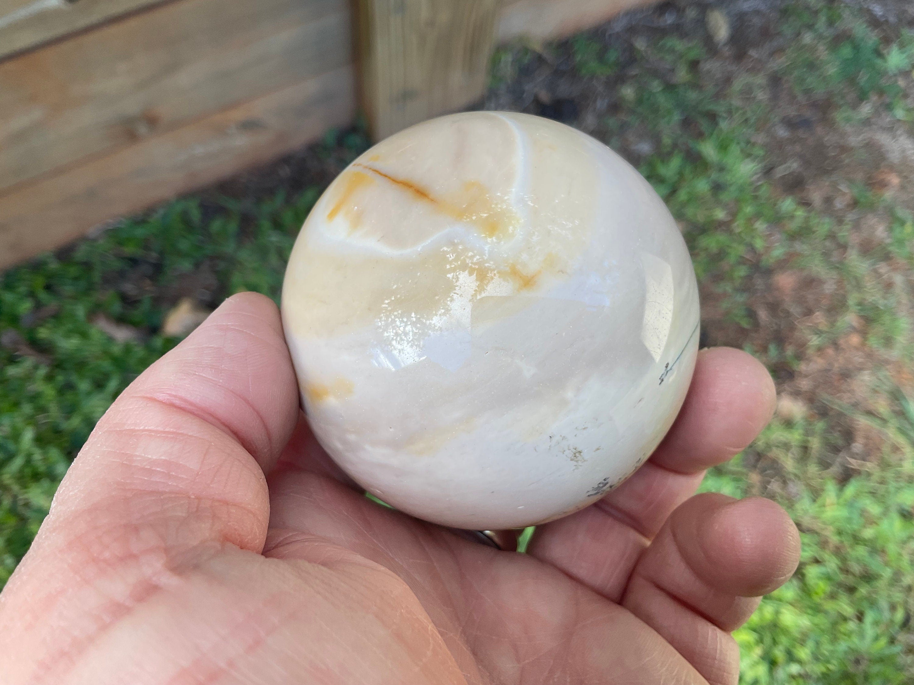 363g Mookaite Jasper Sphere 3B