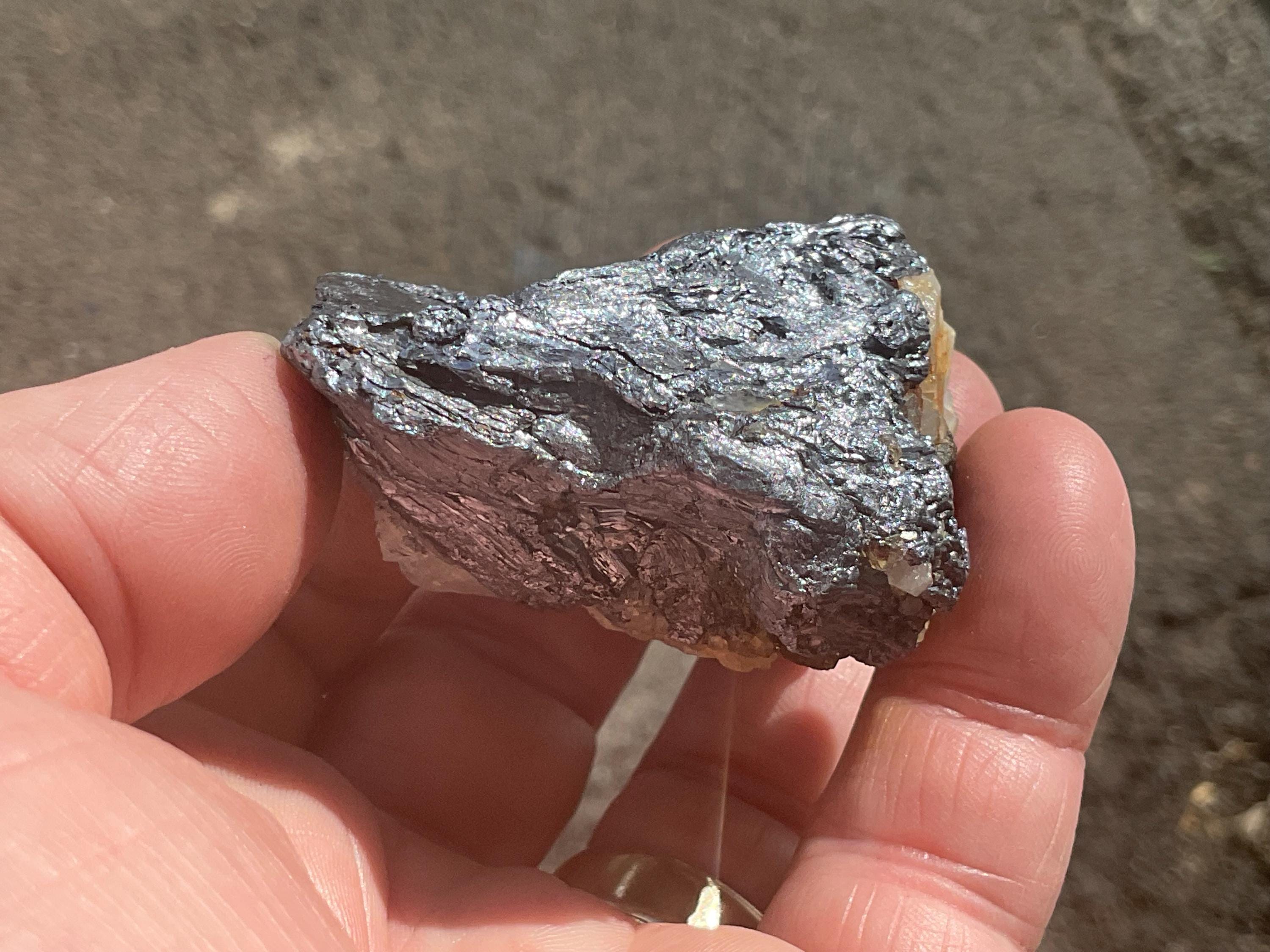 134g Australian Molybdenite on Quartz Specimen 1B