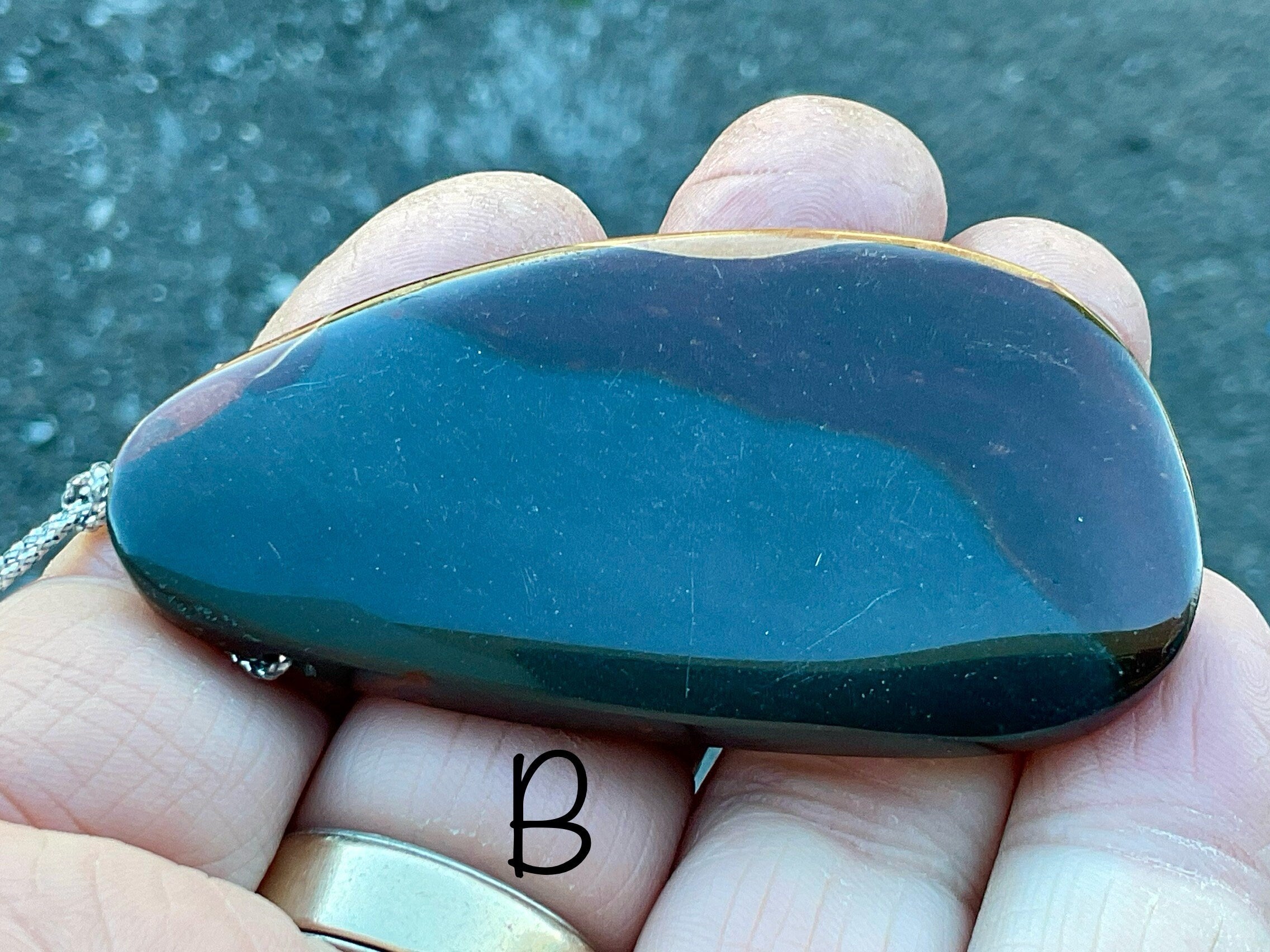 Polychrome Jasper Large Drilled Pendants Group 1
