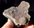 154g Light Brown Druzy Amethyst Geode Piece