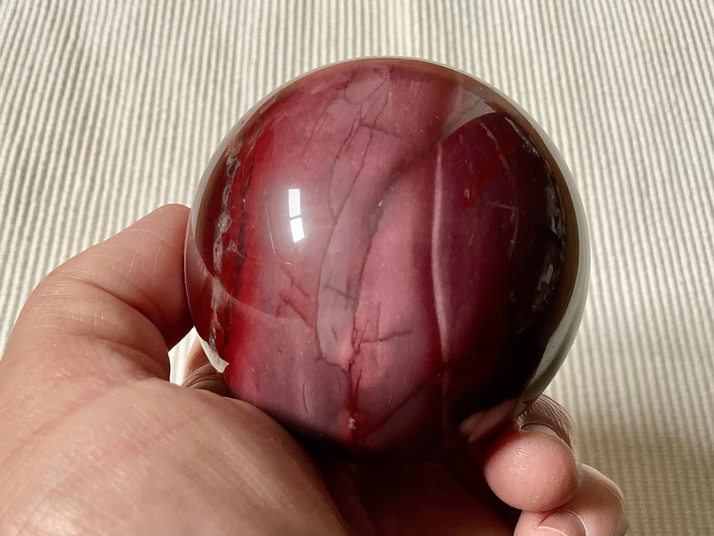 443g Mookaite Jasper Sphere J