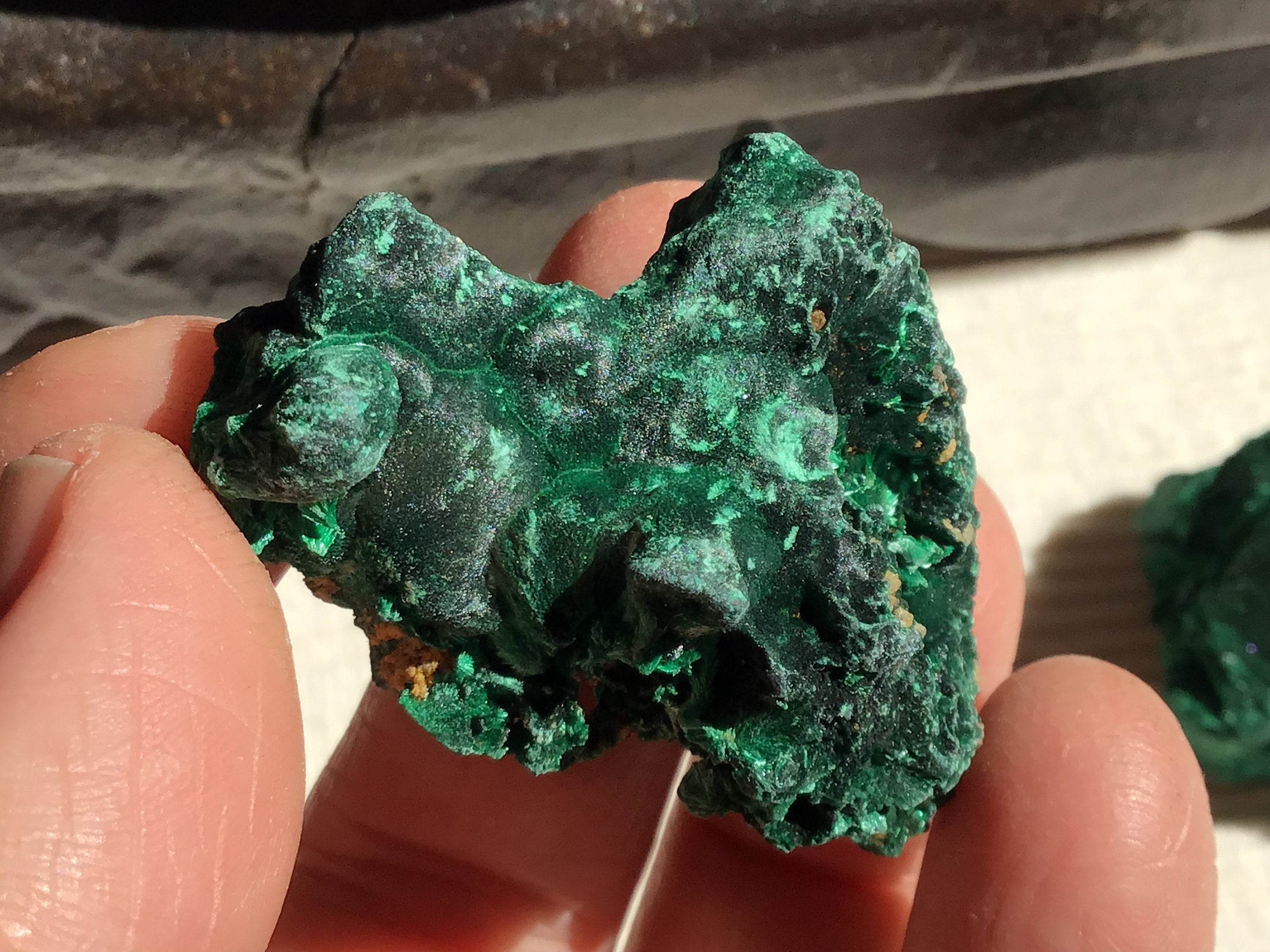 33g Silky Congolese Malachite Specimen 3B