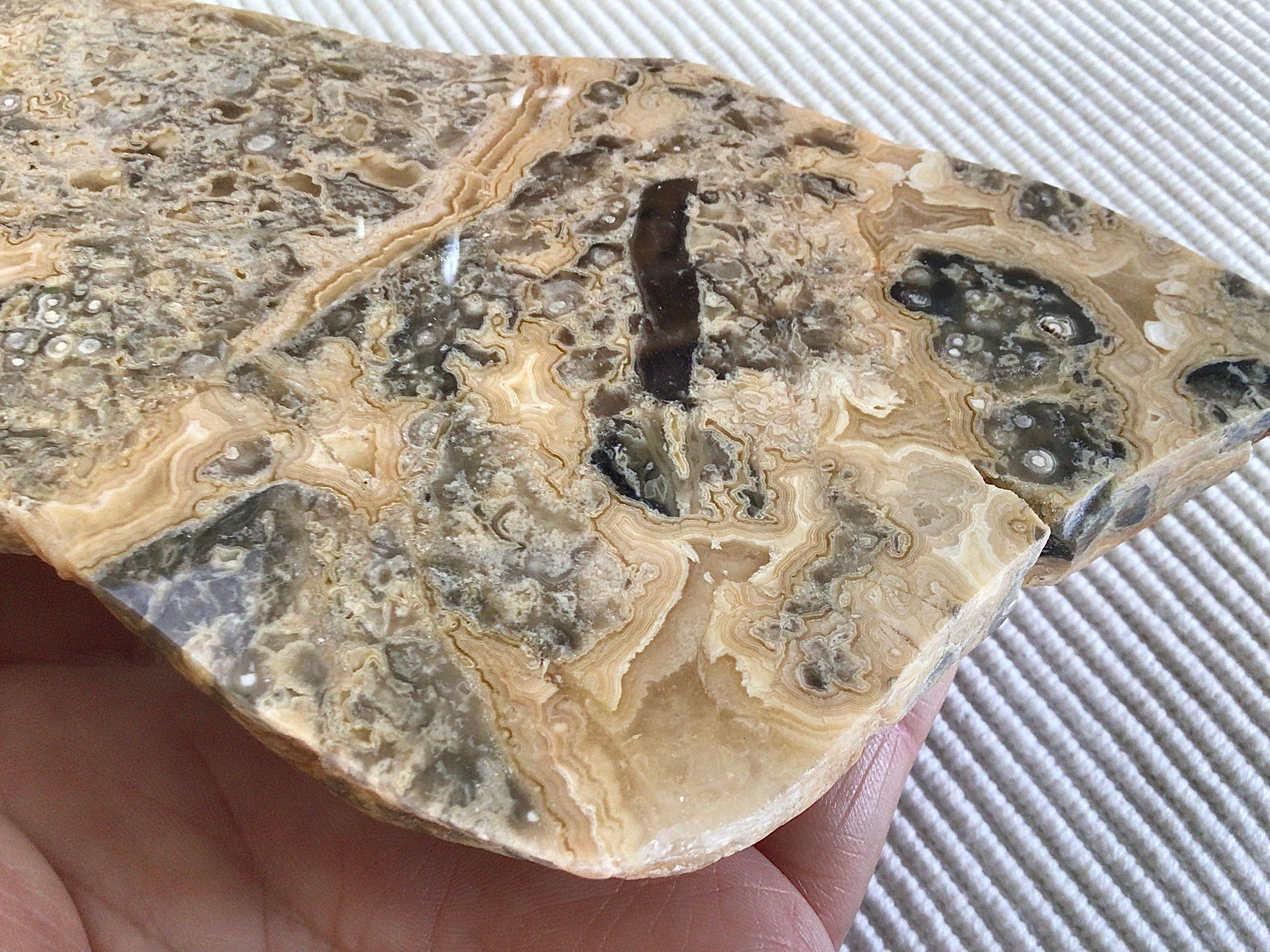 329g Western Australian Crazy Lace Agate Polished Slab A