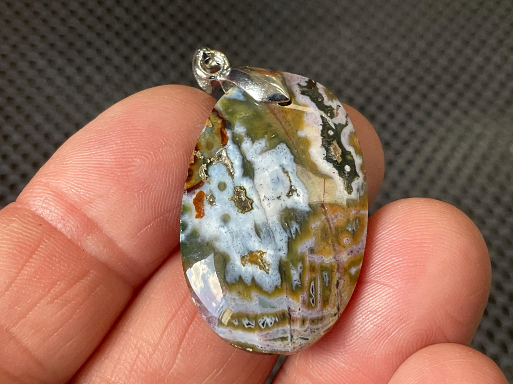 6g Ocean Jasper Pendant 1B