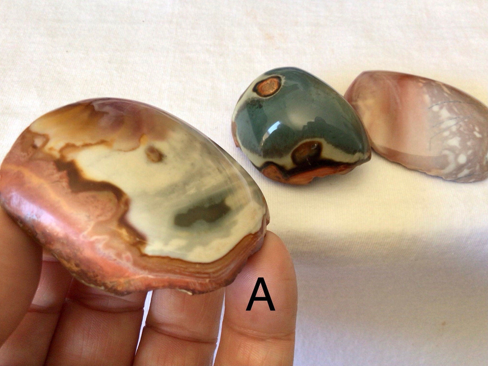 Polychrome Jasper One Side Polished Group 8