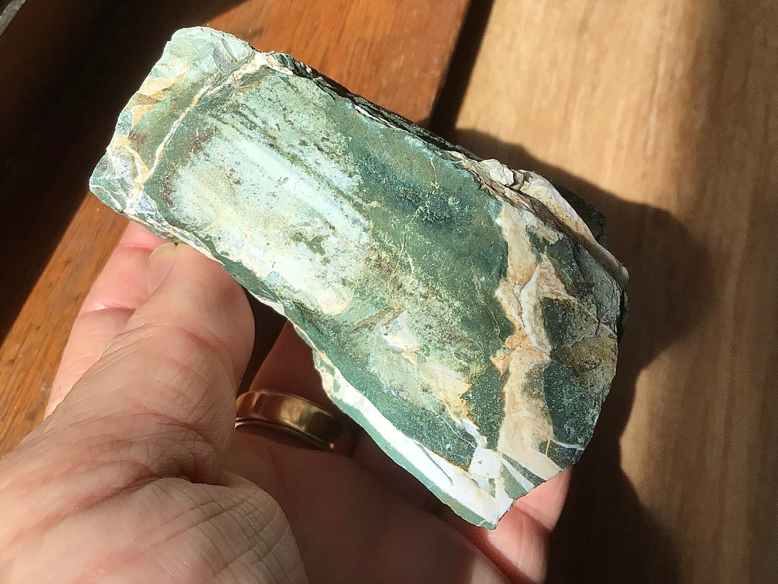393g Green Jasper/Chalcedony C