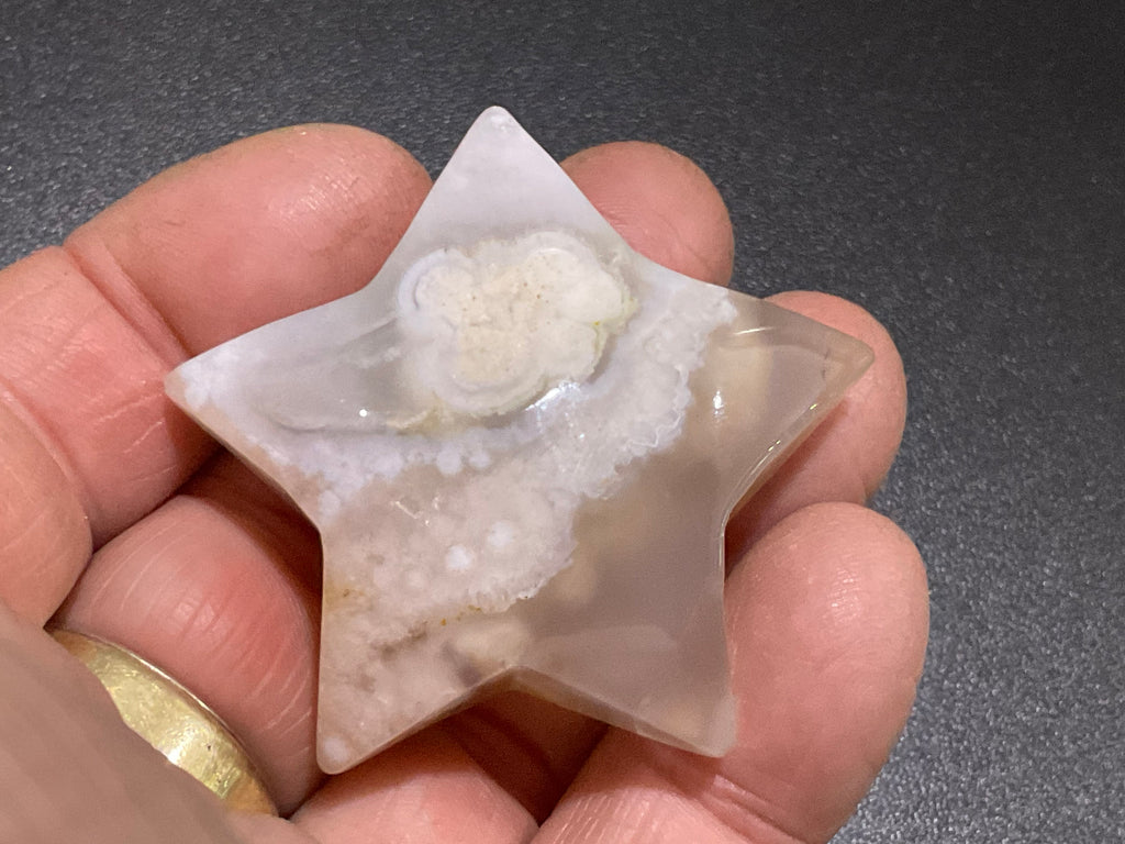 42g Flower Agate Star 4A