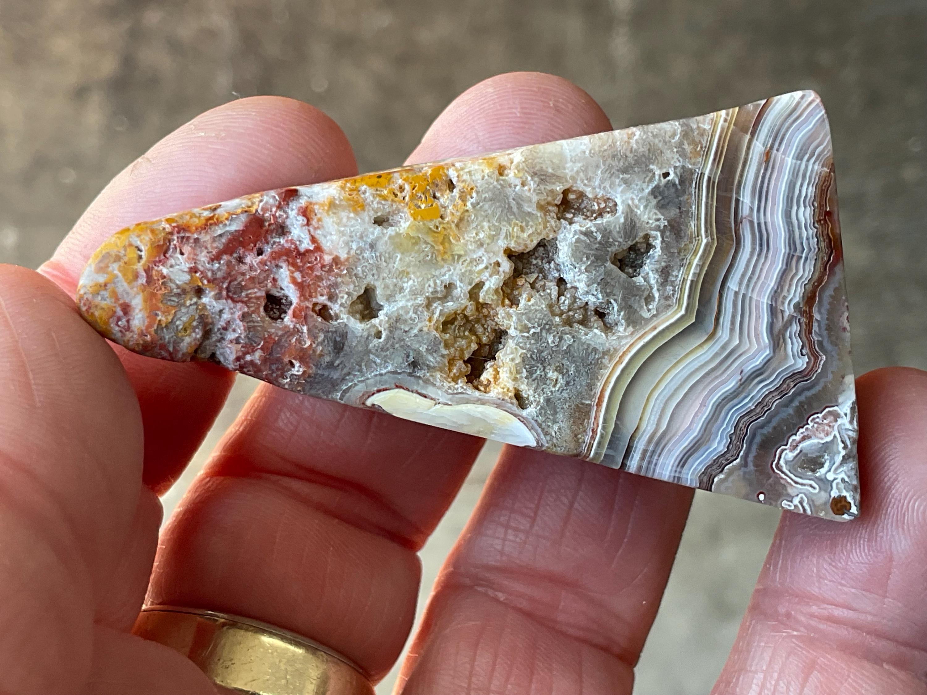 48g Mexican Crazy Lace Agate Freeform 11C