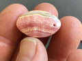 3g Rhodochrosite Drilled Pendant 4A