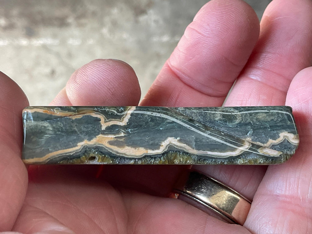 40g ‘Cloud’ Ocean Jasper Polished Slab 1B