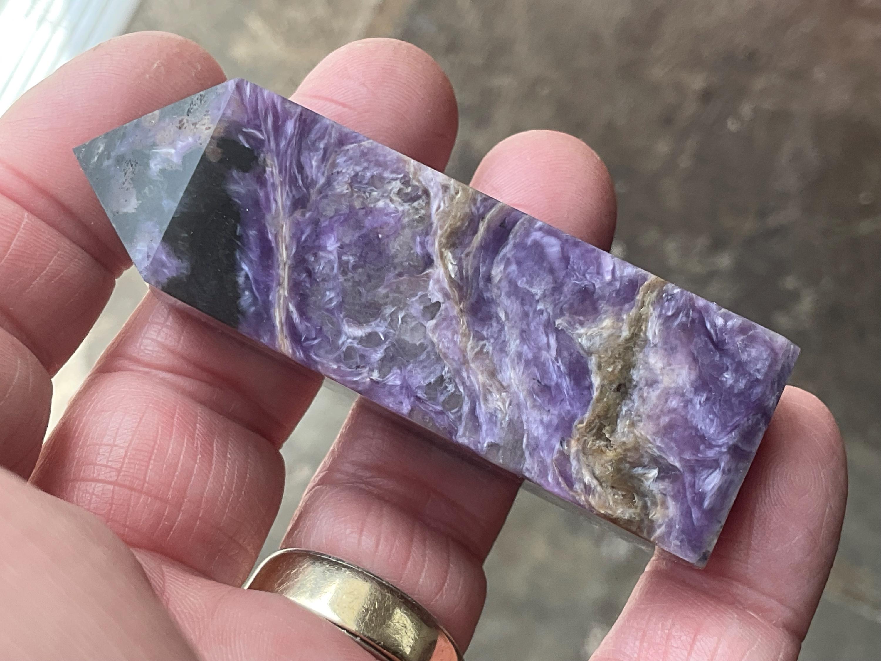 70g Charoite with Aegirine Generator 3B