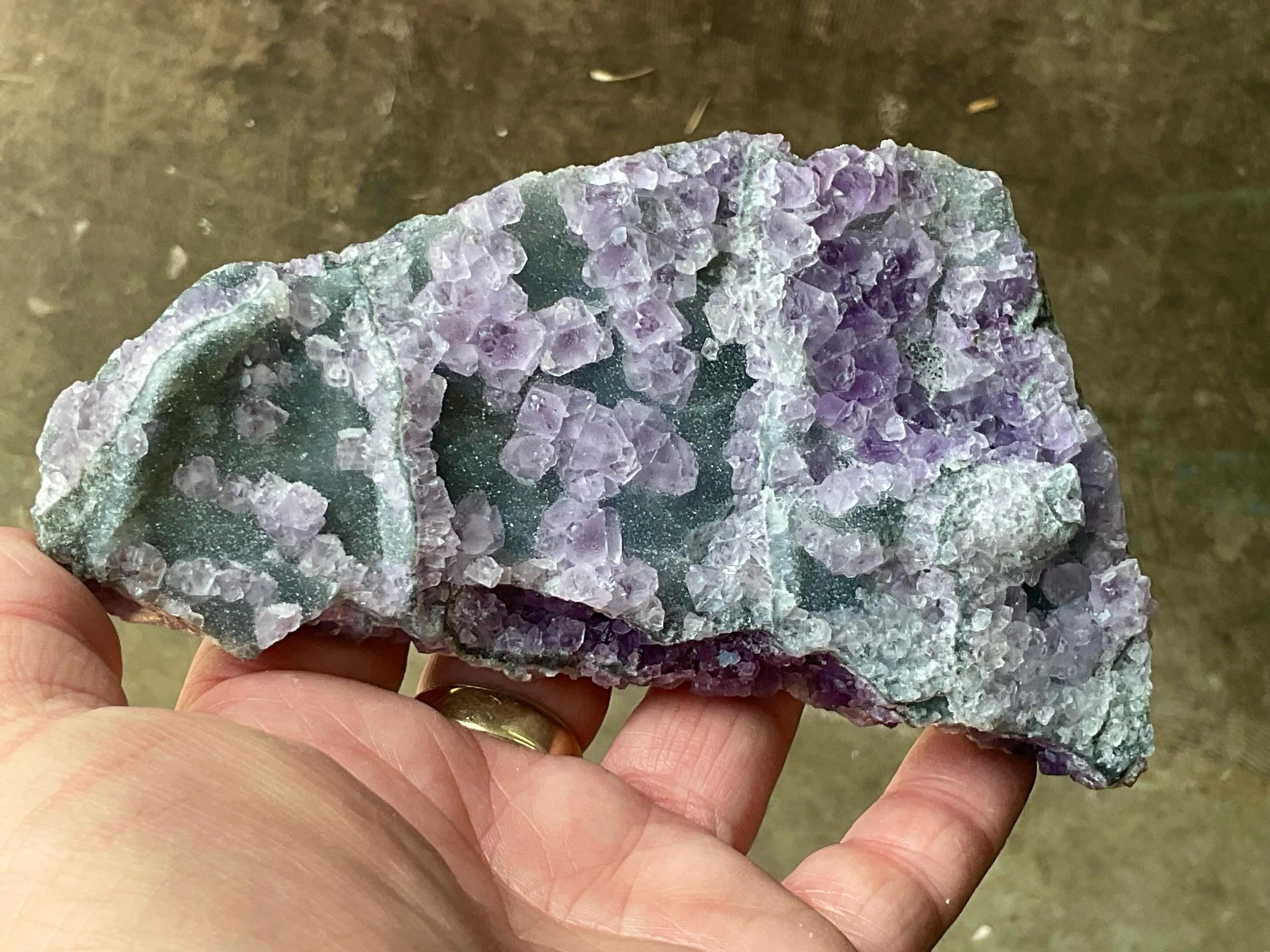 428g Purple Chinese Fluorite Specimen 4