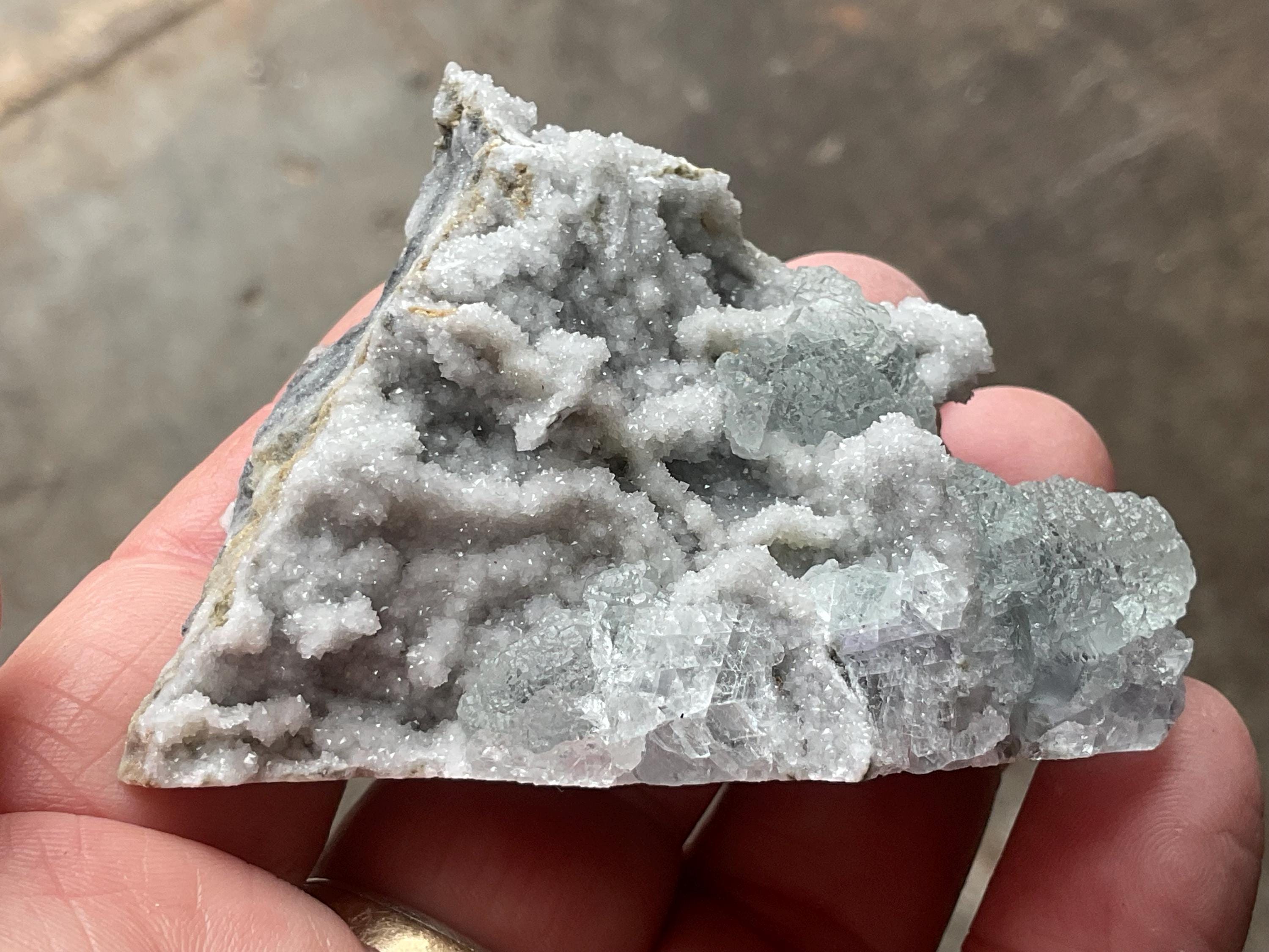 86g Fluorite on Sphalerite Specimen from Fujian, China
