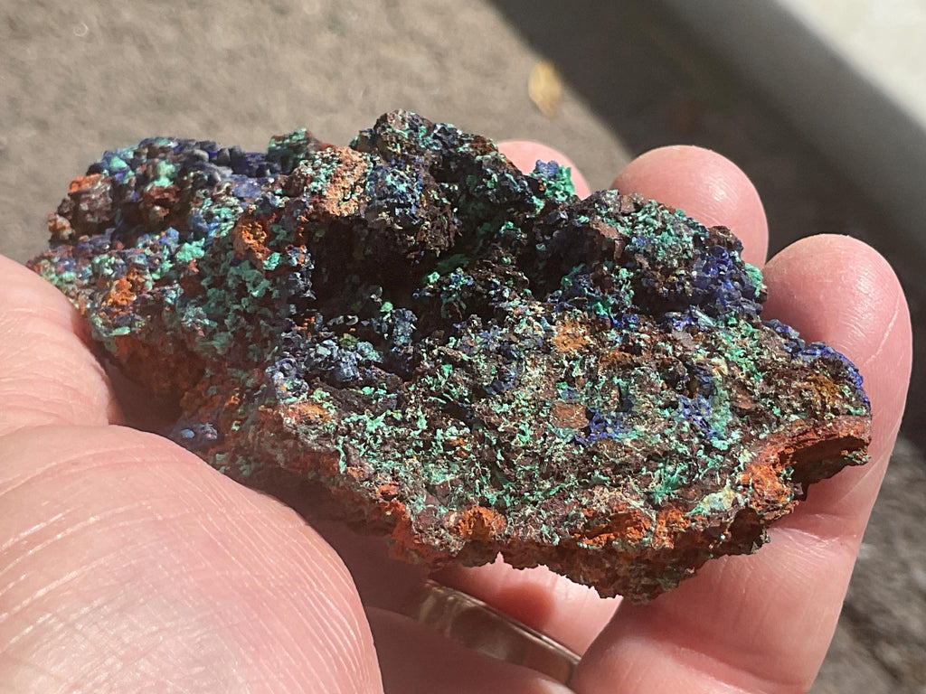 170g Azurite with Malachite Specimen 4C from Anhui, China