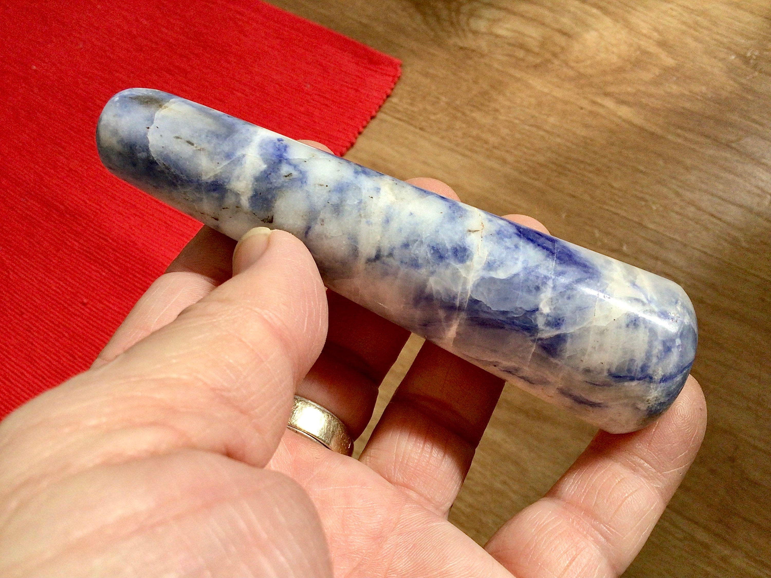 126g Afghanite Massage Wand 1D