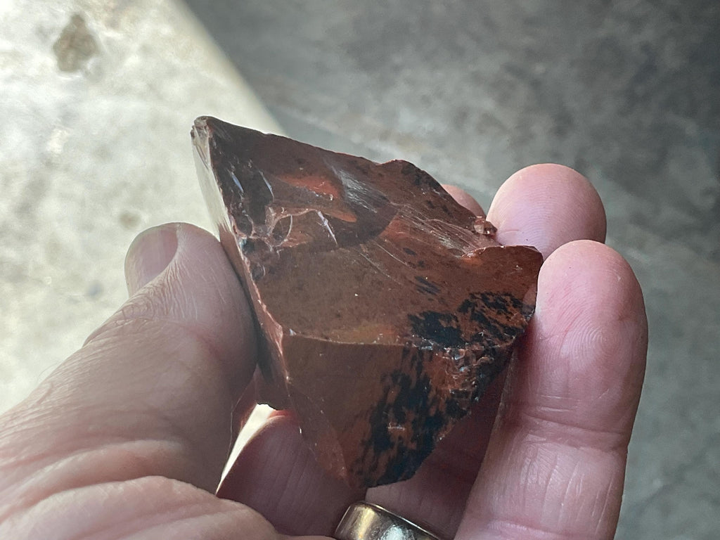 78g Mahogany Obsidian Rough Chunk 3A