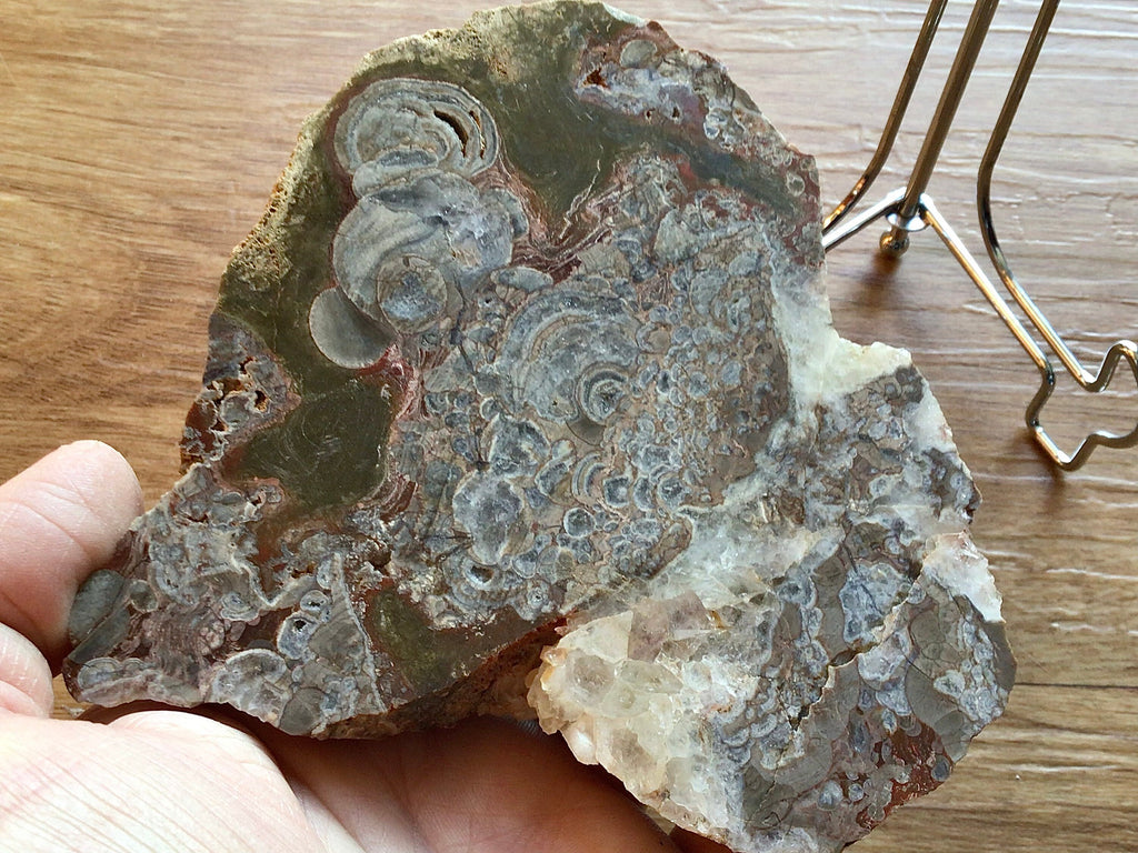 322g Polished Utah Rhyolite Slab A