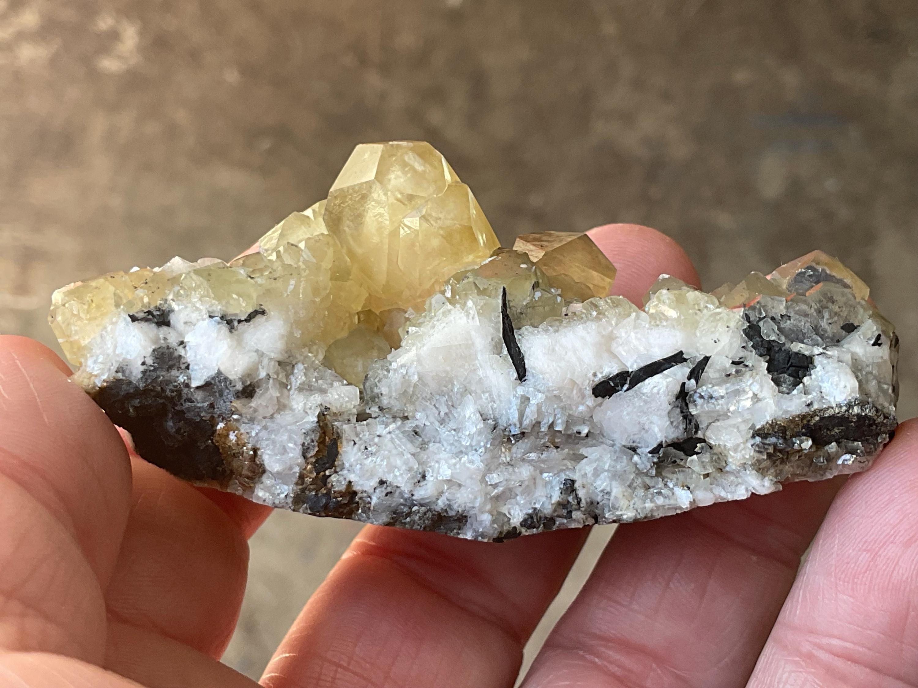 86g Multi Generational Calcite Specimen  from Hunan, China