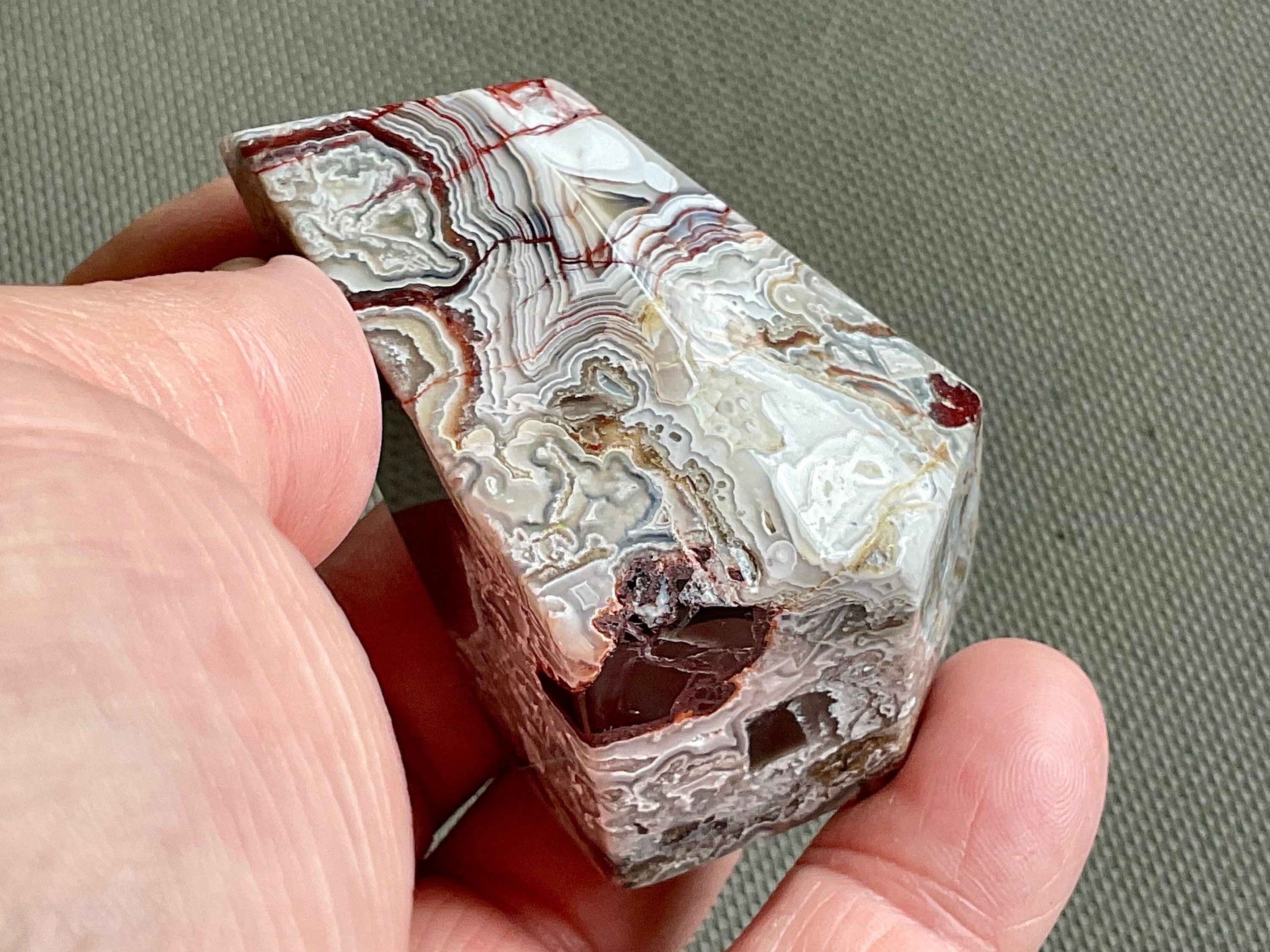 88g Mexican Crazy Lace Agate Freeform 5C