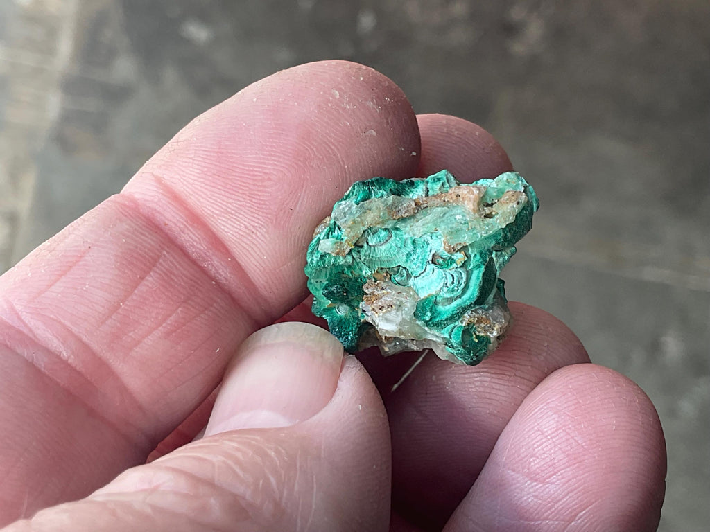 8g Australian Malachite and Cerussite  Specimen 5A from Rum Jungle